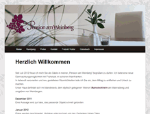 Tablet Screenshot of pension-am-weinberg.com